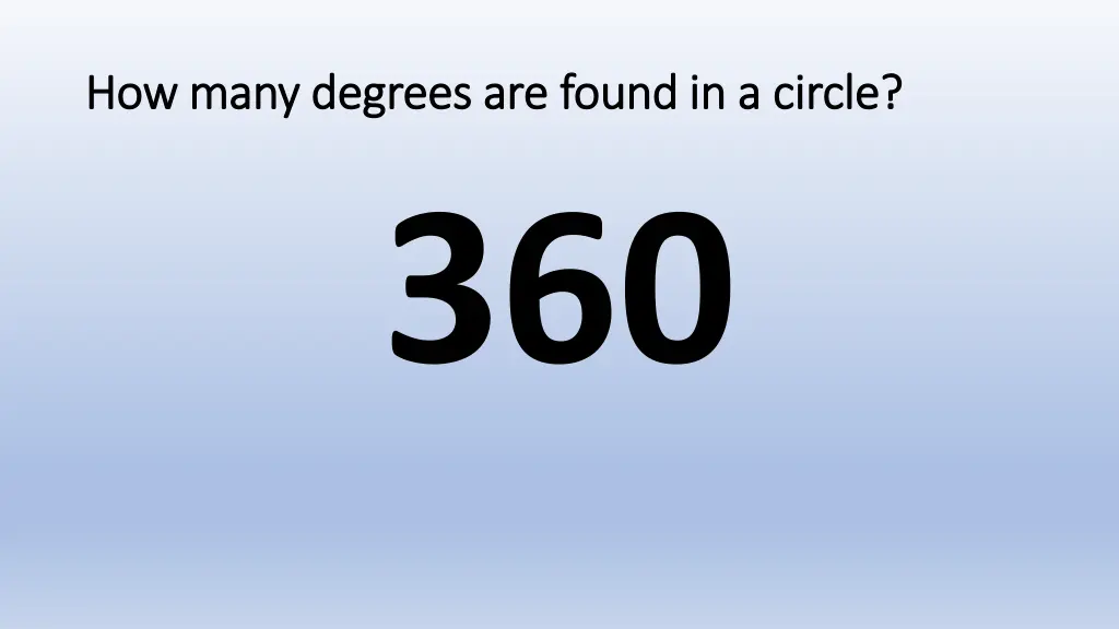 how howmany many degrees