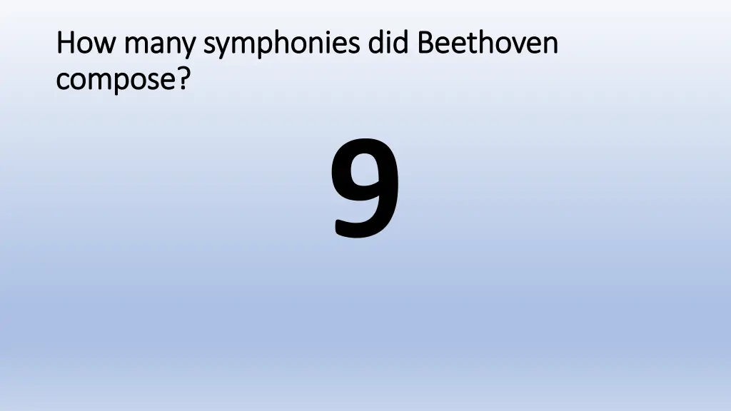 how many symphonies did beethoven how many