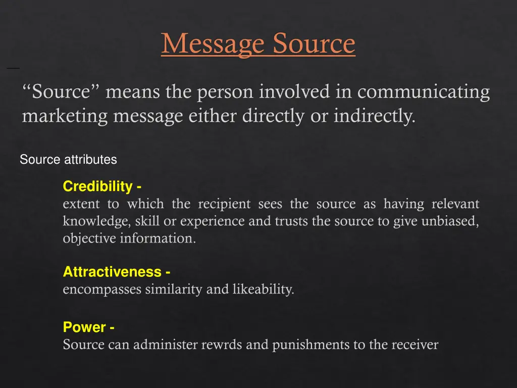 message source