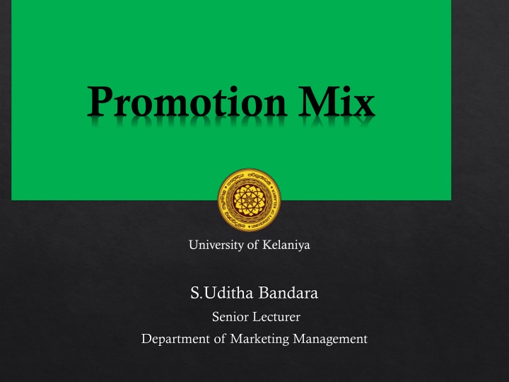 promotion mix