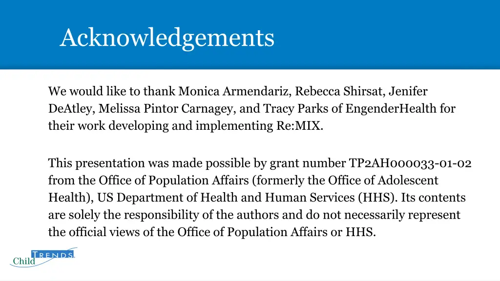 acknowledgements