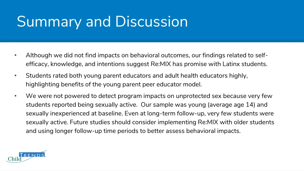 summary and discussion