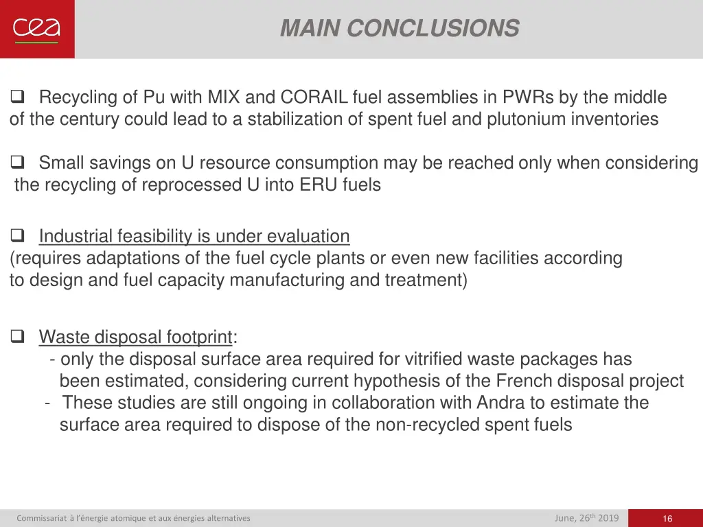 main conclusions 1