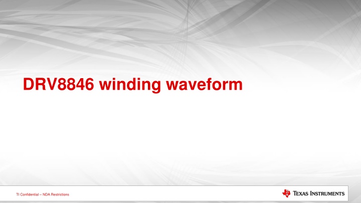 drv8846 winding waveform