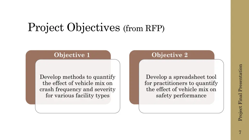 project objectives from rfp