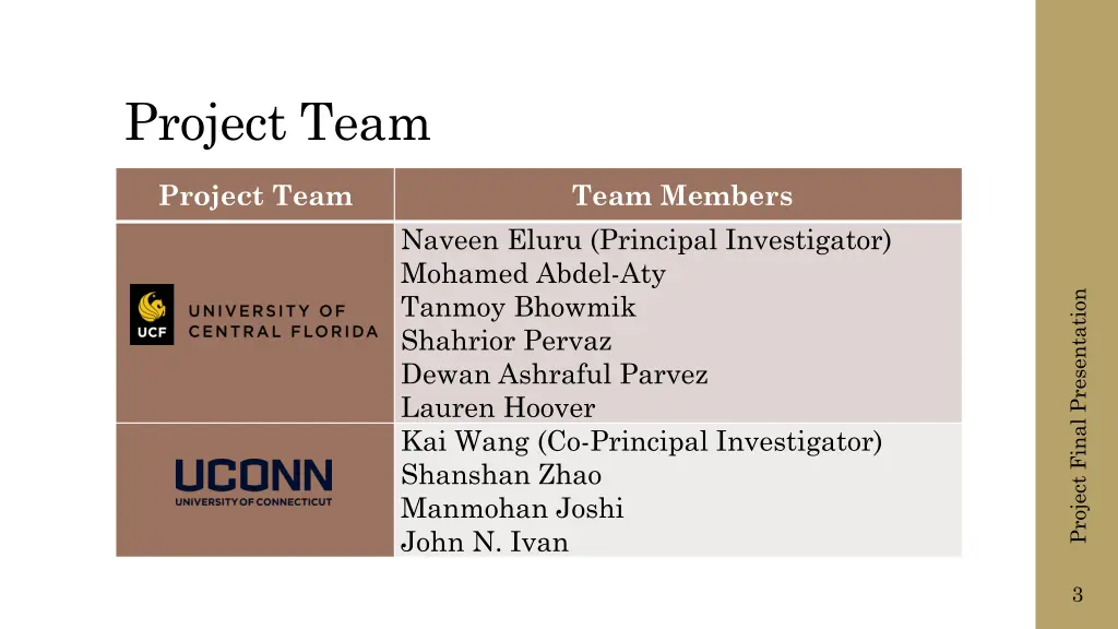 project team