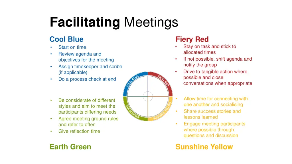 facilitating meetings