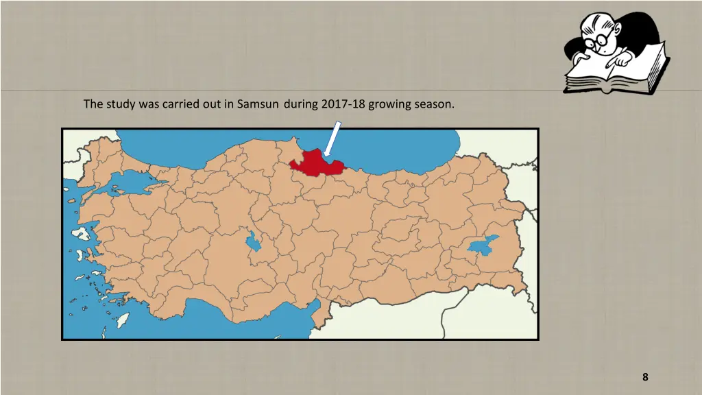 the study was carried out in samsun during 2017