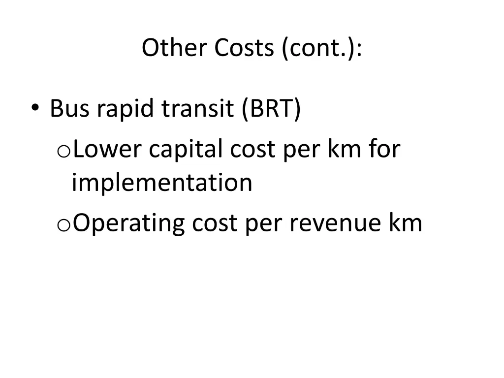 other costs cont 2