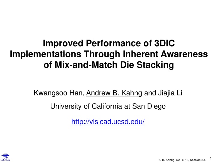 improved performance of 3dic implementations