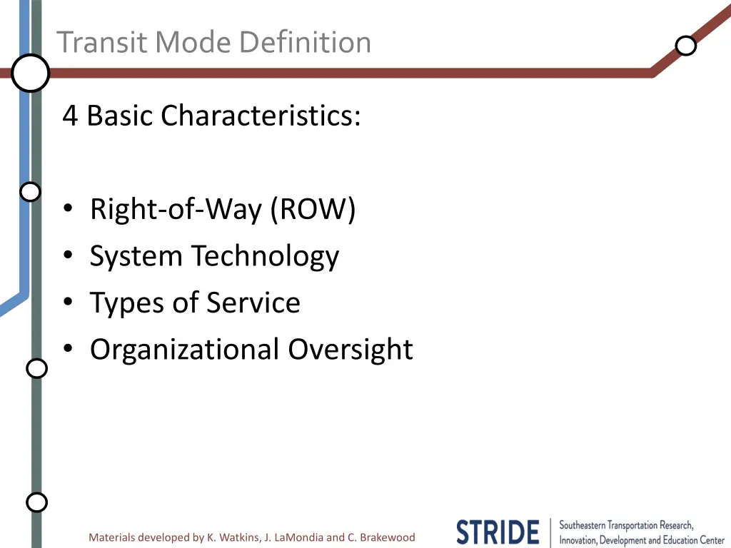 transit mode definition