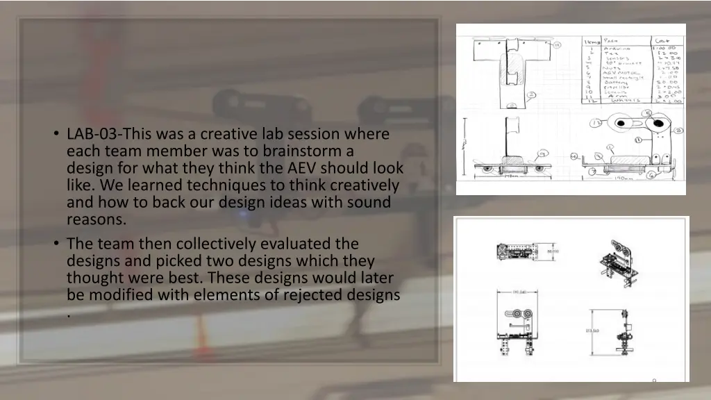 lab 03 this was a creative lab session where each