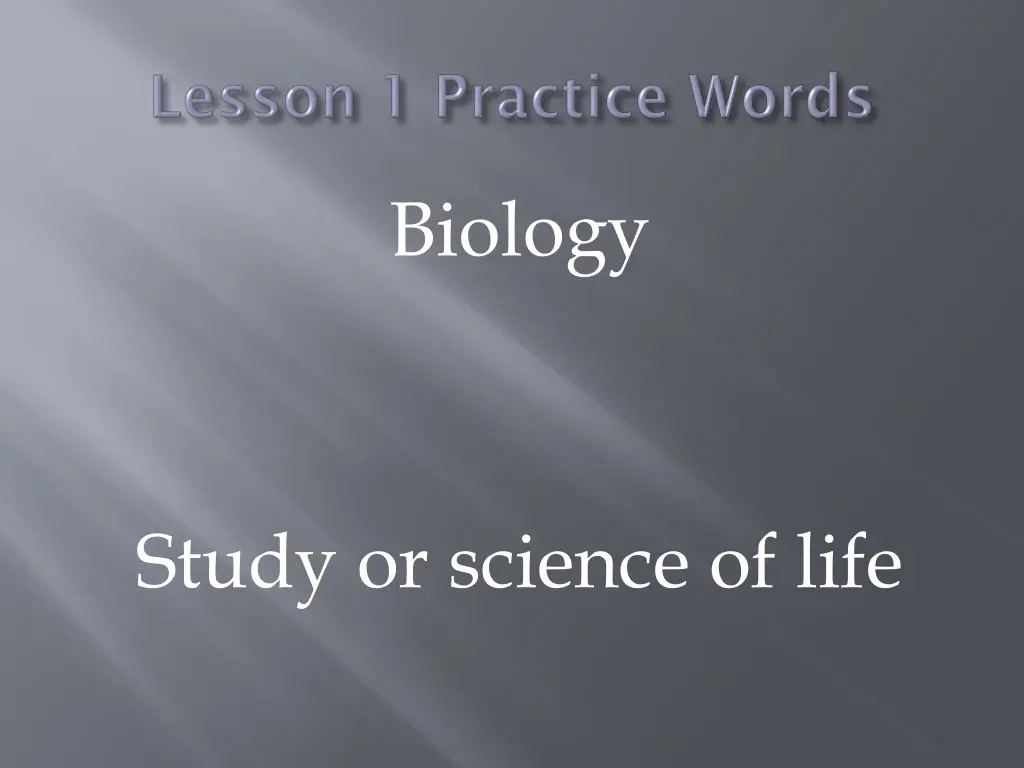 biology