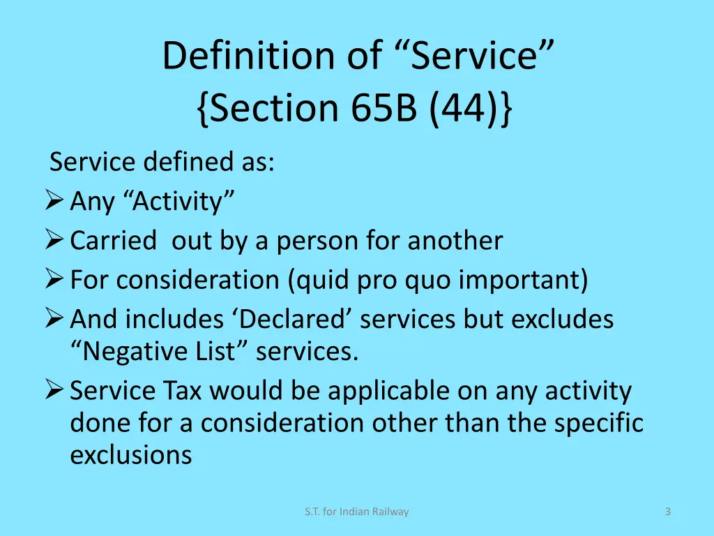 definition of service section 65b 44