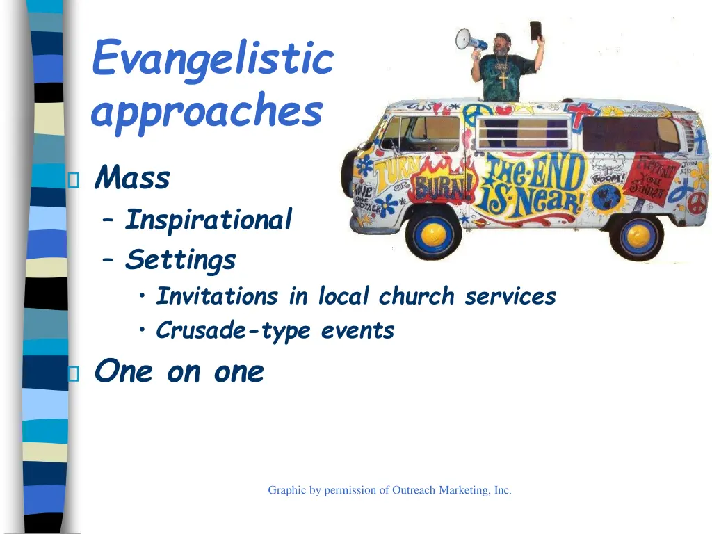 evangelistic approaches mass inspirational