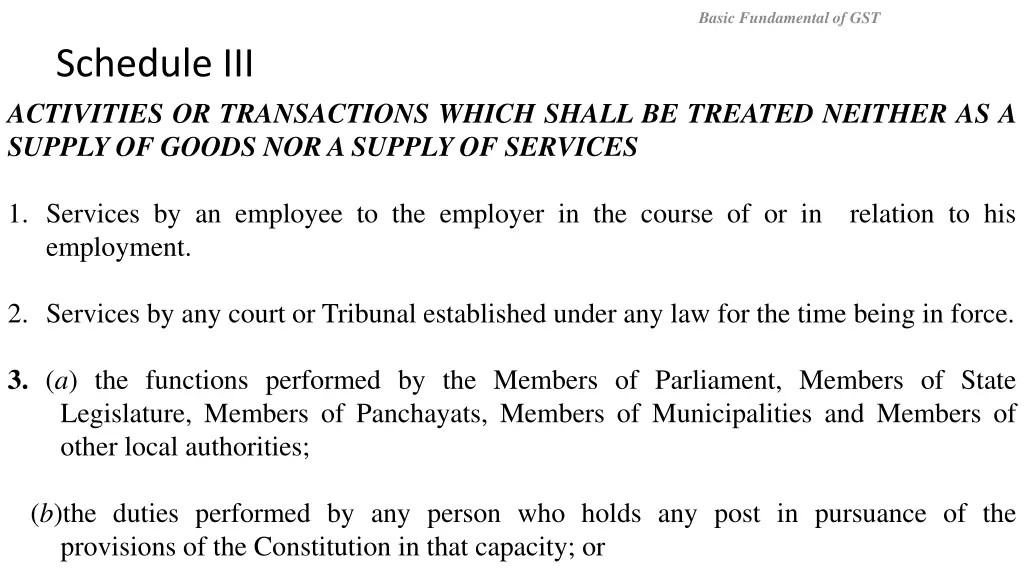 basic fundamental of gst 5