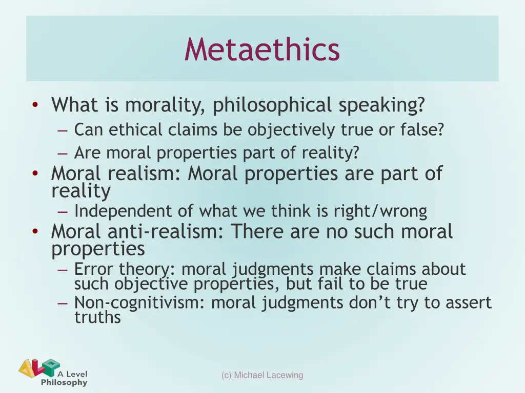 metaethics