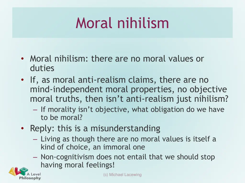 moral nihilism