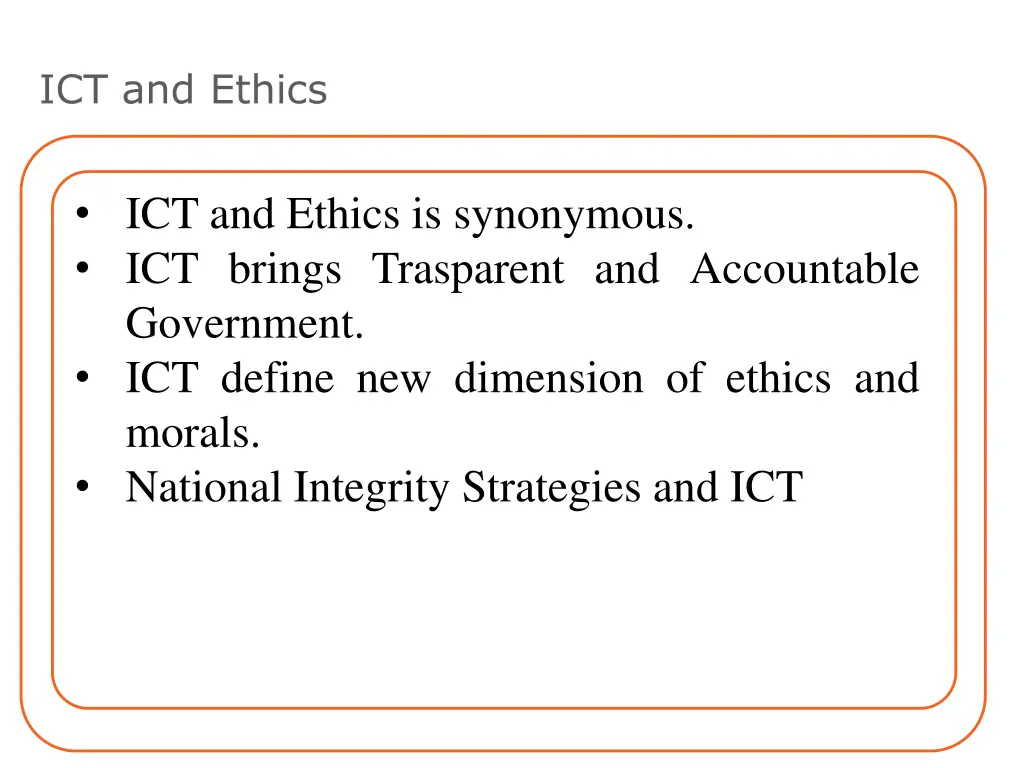 ict and ethics