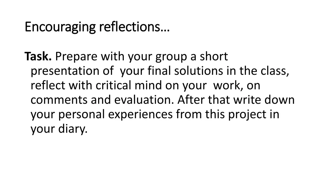 encouraging reflections encouraging reflections