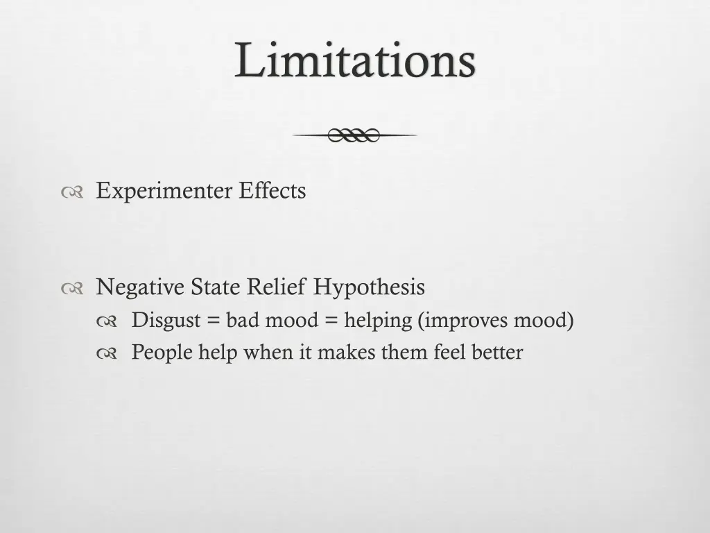 limitations