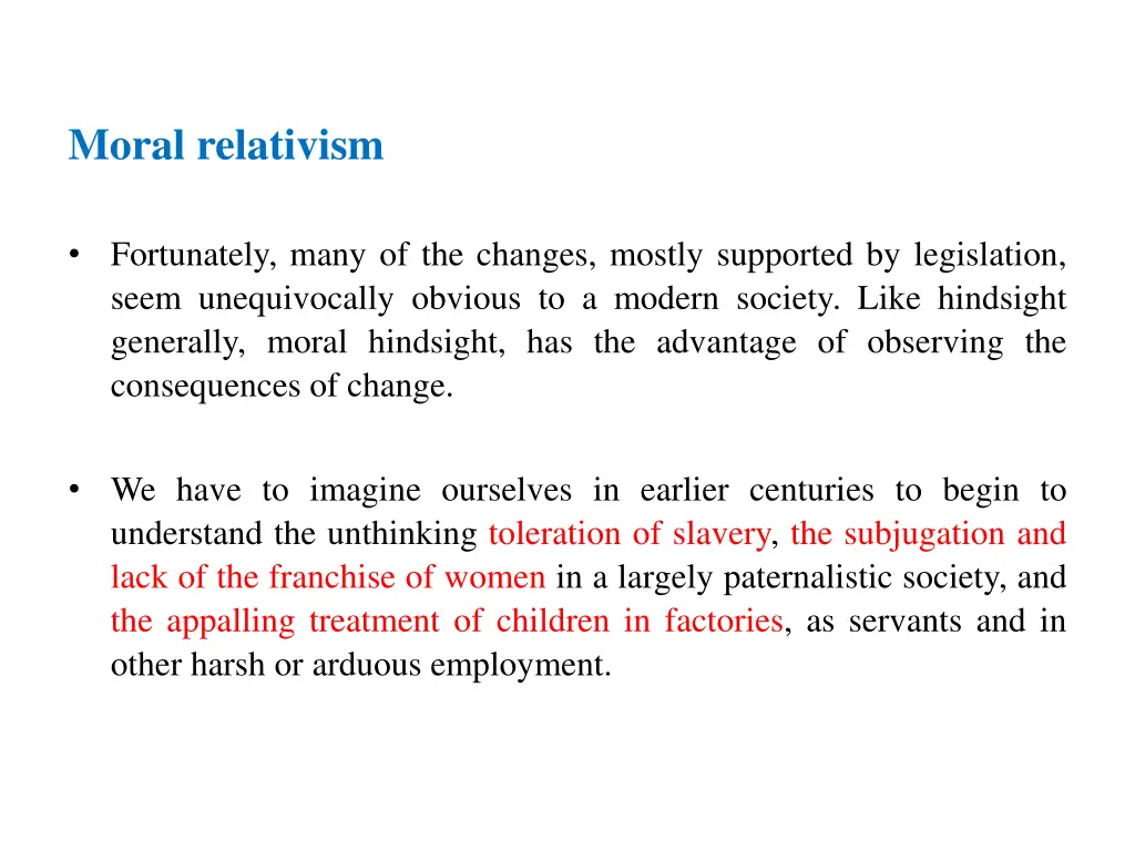 moral relativism 2