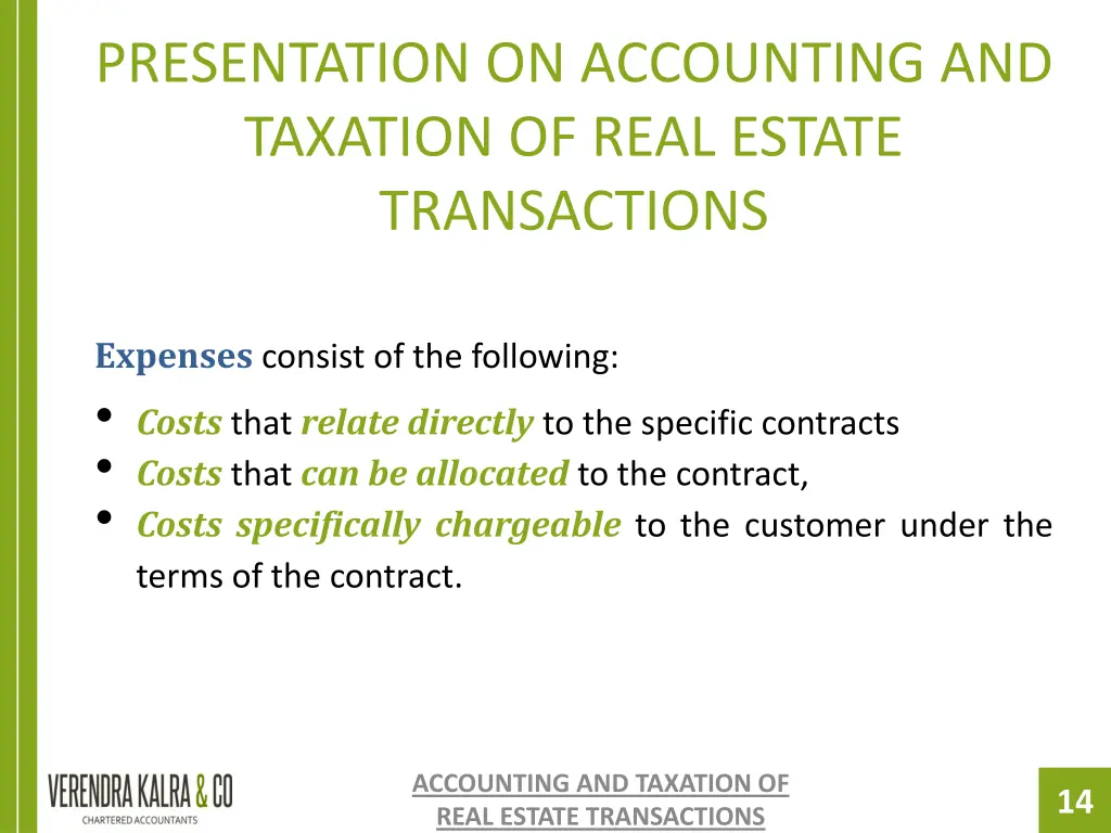 presentation on accounting and taxation of real 12