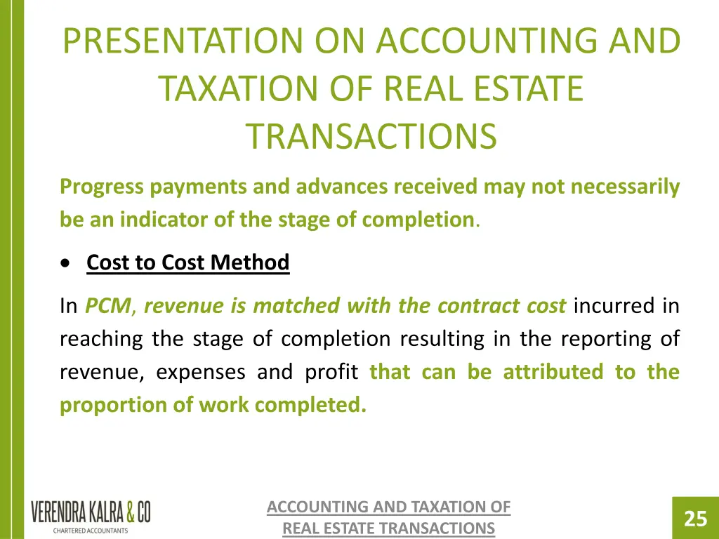 presentation on accounting and taxation of real 23