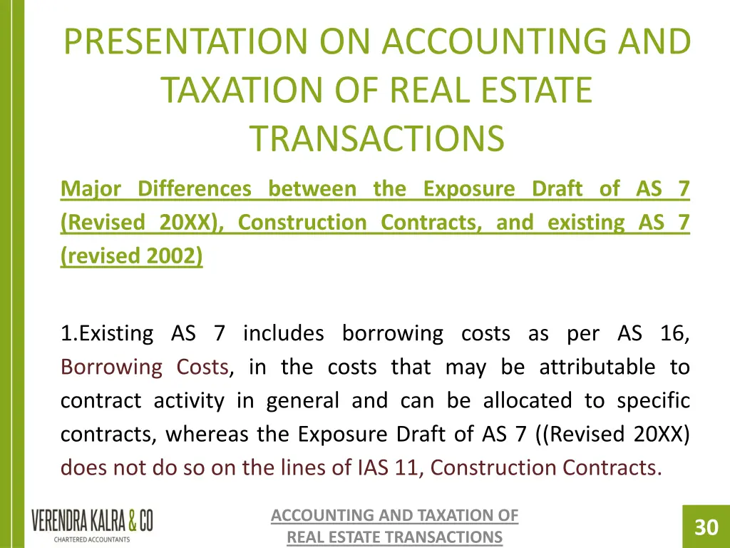 presentation on accounting and taxation of real 28