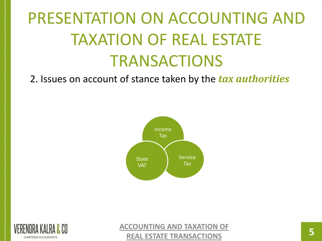 presentation on accounting and taxation of real 3