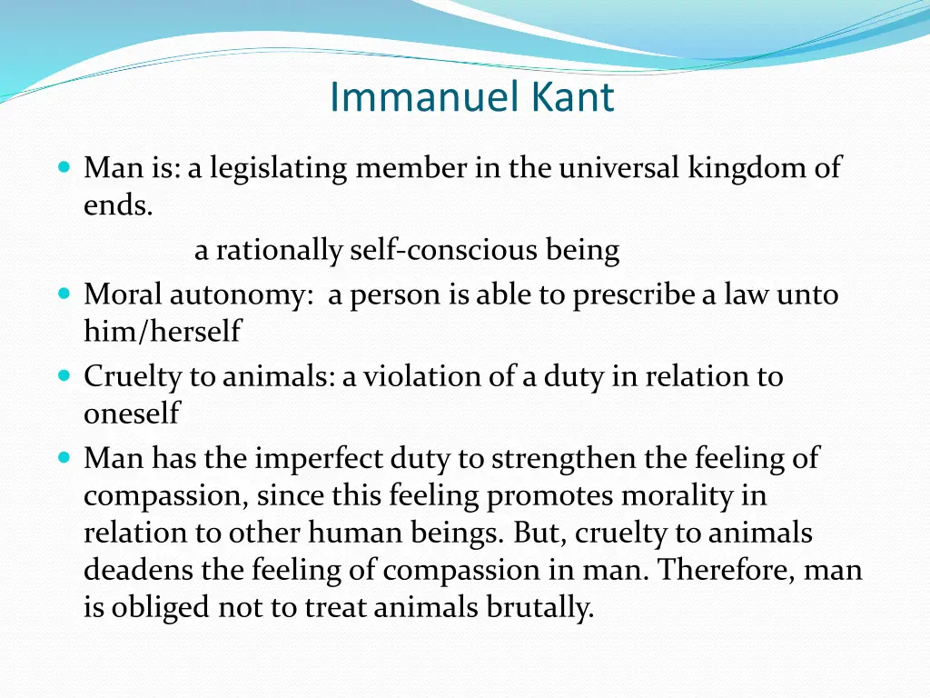 immanuel kant