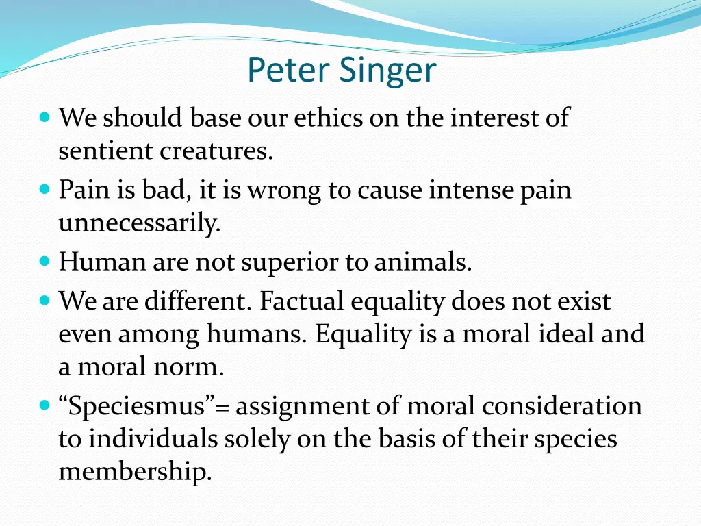 peter singer