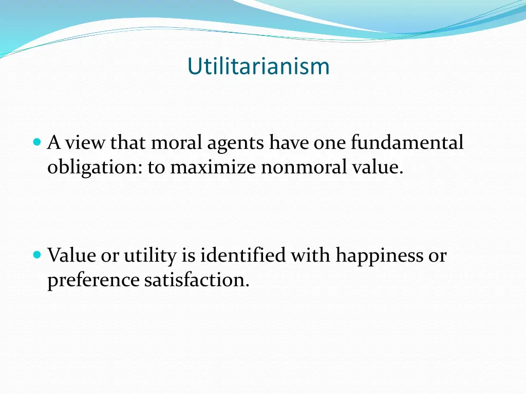 utilitarianism