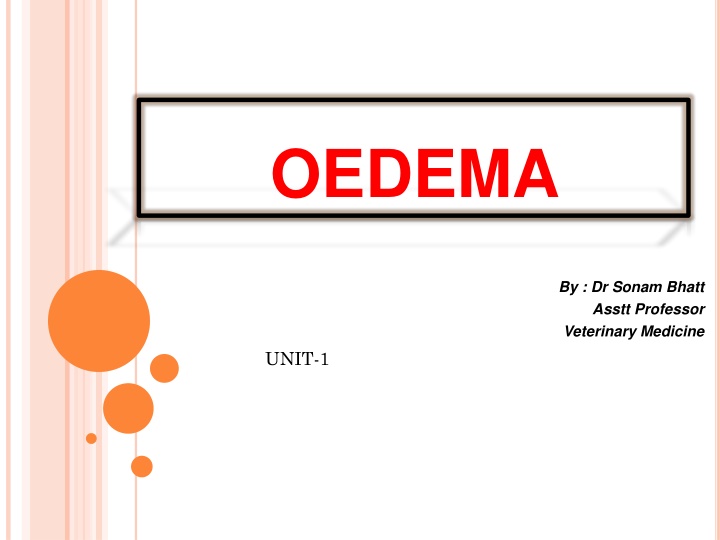 oedema