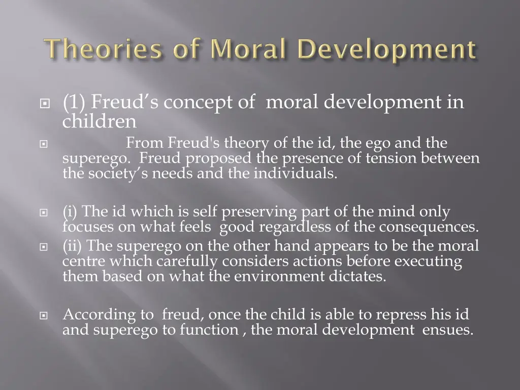 1 freud s concept of moral development