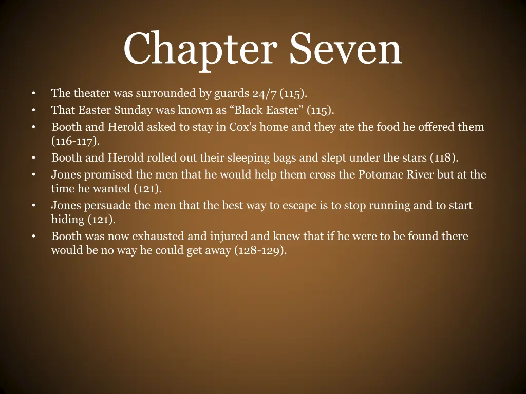 chapter seven