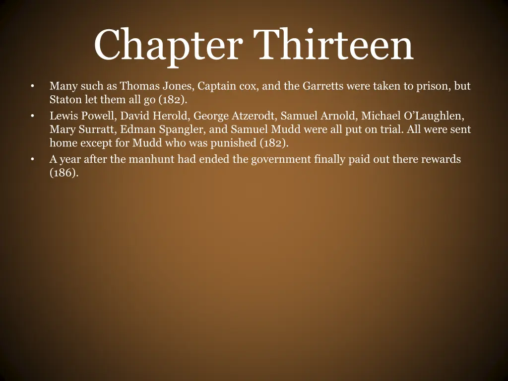 chapter thirteen