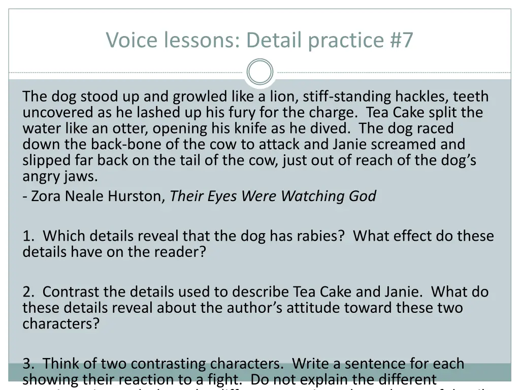 voice lessons detail practice 7