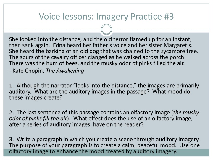 voice lessons imagery practice 3