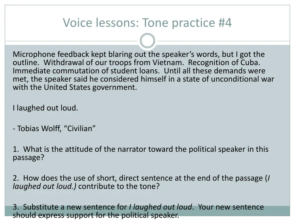 voice lessons tone practice 4