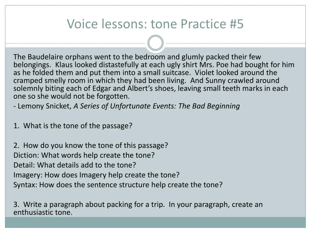 voice lessons tone practice 5