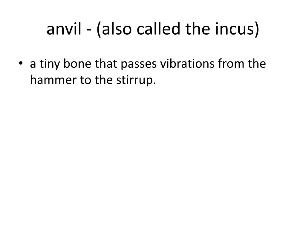 anvil also called the incus