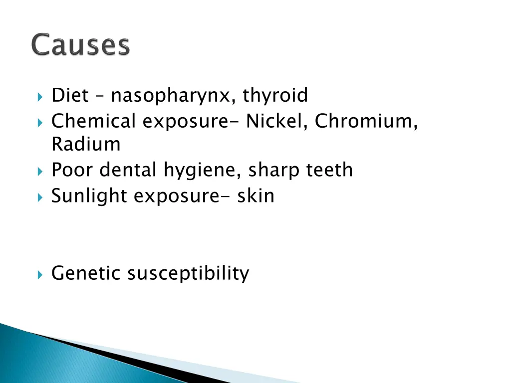 diet nasopharynx thyroid chemical exposure nickel