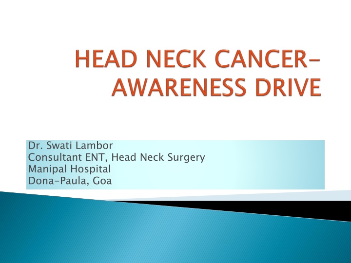 dr swati lambor consultant ent head neck surgery