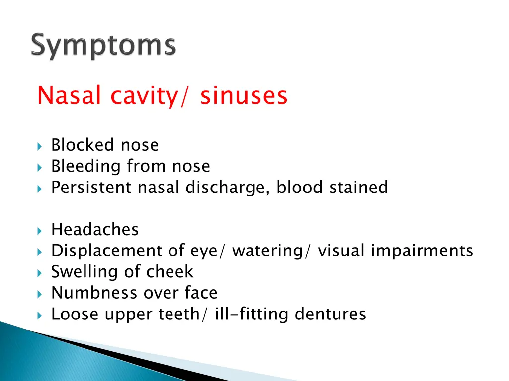 nasal cavity sinuses