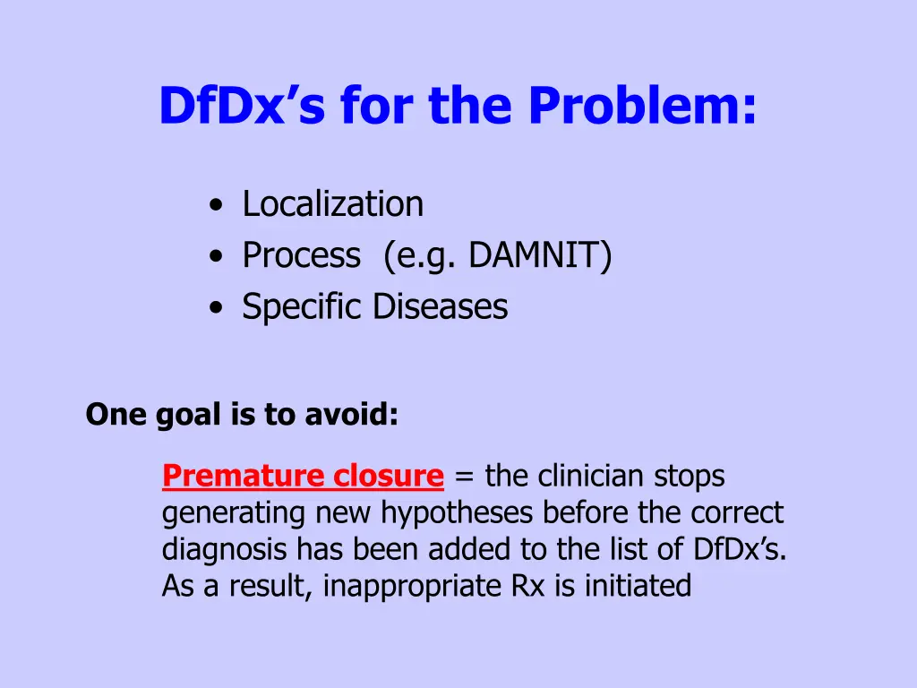 dfdx s for the problem