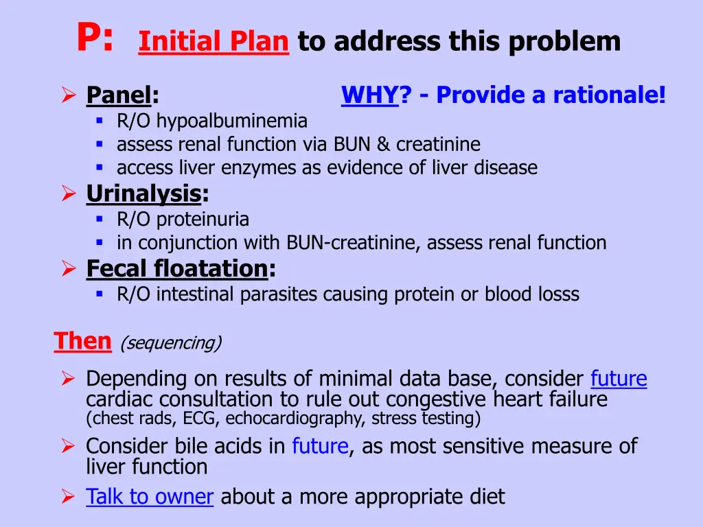 p initial plan to address this problem