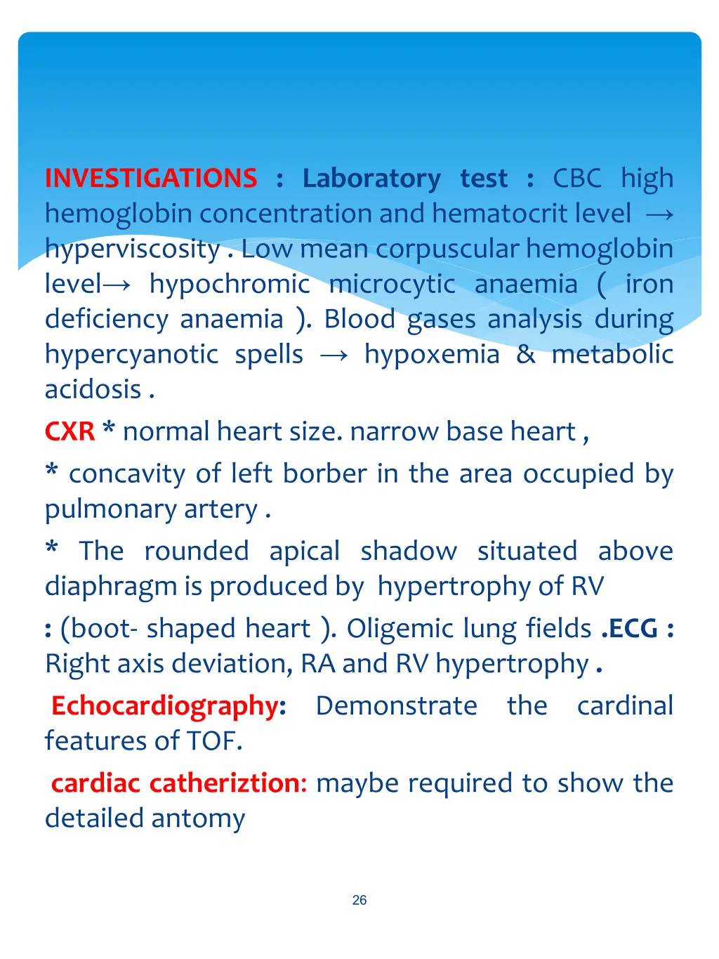 investigations laboratory test cbc high