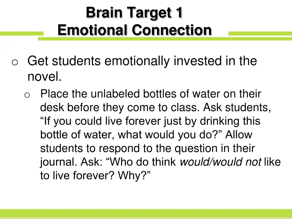 brain target 1 emotional connection