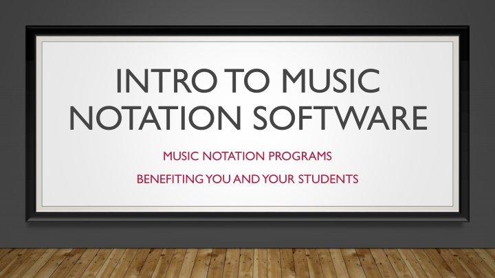 intro to music notation software